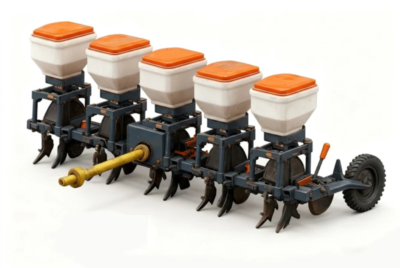 ERA-5100 five-row rotary cultivator – maximum coverage 3-in-1 potato bed preparation for large-scale commercial operations