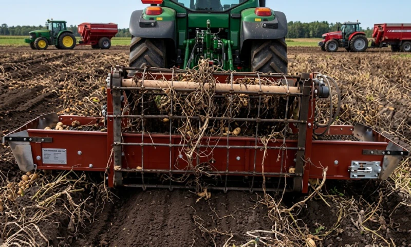 AWB Series Potato Digger application scenarios – potato harvesting, seed potato production, root vegetable digging, and contracting operations
