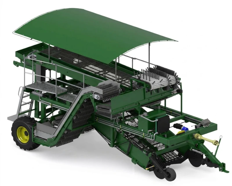 Potato digger and potato harvester comparison – three levels of harvest mechanization for different farm scales and labor availability