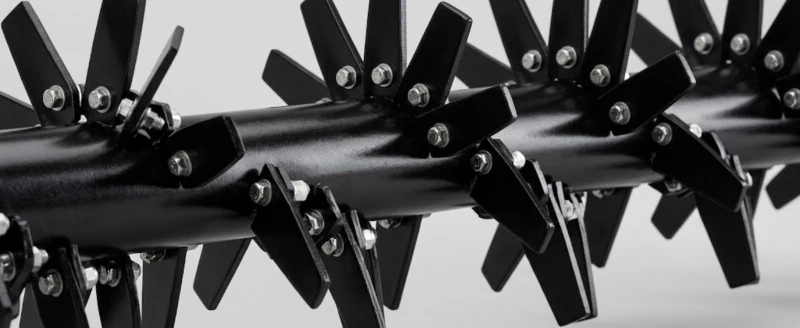 EW-4000 Rock Rake Core Components: Rotors, Tines, Hydraulic Drive & Frame EW-4000 Rock Rake core components – dual rotors, spring-steel tines, hydraulic drive system, and reinforced steel frame