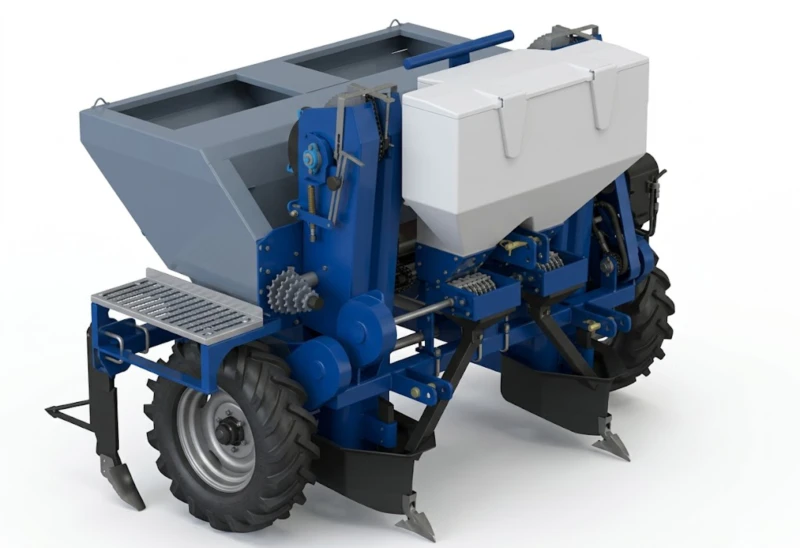 PAI Series Potato Planter operating at high speed during the optimal planting window – covering entire farm acreage before the window closes