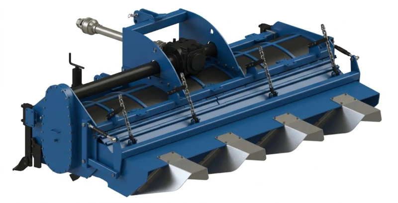 PSW-3200A Rotavator – Extended-Frame 3.2 m Stone Burier & Rotary Tiller PSW-3200A Rotavator – extended-frame 3.2 m PTO stone burier and rotary tiller with rear packer roller for premium seedbed preparation