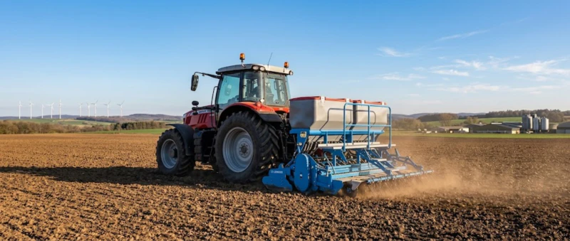 PSW-3200B Rotavator application scenarios – large-scale agriculture with fertilizer, sports turf seeding, landscaping, and land reclamation revegetation