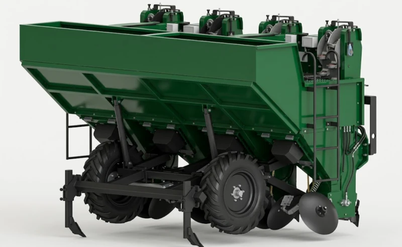 PANTHER 4-Row Potato Planter – high-capacity model with 1200 kg seed hopper for maximum planting throughput on commercial farms